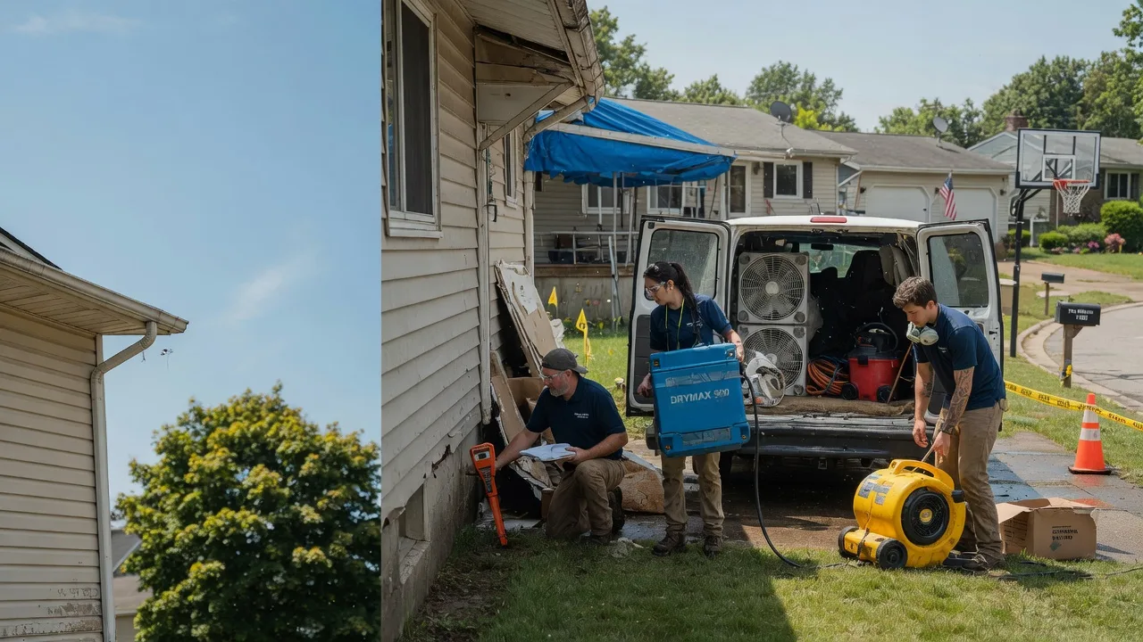 Ceiling Leak Cleanup in New Haven, WV near me